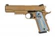 1911 Type CQBP Tan Tactical Rail Full Metal Co2 Blow Back by Double Bell